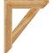 Ekena Millwork Traditional Slat Rough Sawn Bracket, Western Red Cedar, 6"W x 34"D x 40"H BKT06X34X40TRA06RWR - alternate 4